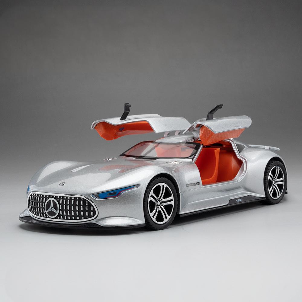 1:24 Benz AMG Vision GT Supercar Alloy Diecast Model Car Home Trendy Toy Decorations Ornaments Holiday Gifts With Boyfriend Kids
