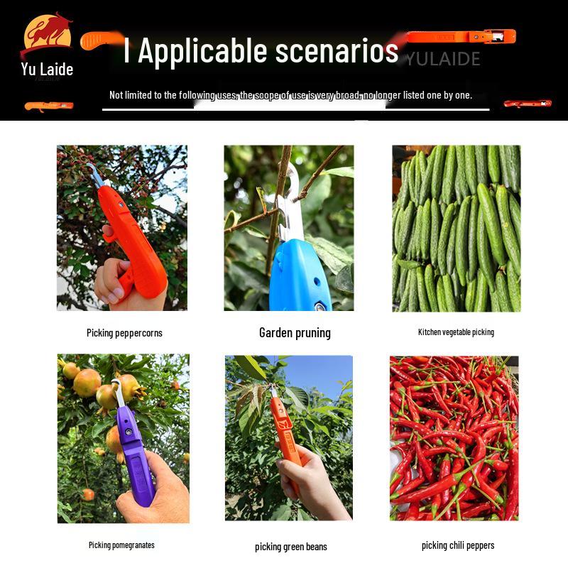 Yulai De Nong Prickly Ash Pruning & Harvesting Shears – Floral & Fruit Garden Tools