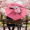 Adorable Pink Doggy Print Umbrella - Automatic Opening & Closing, Outdoor Gear, Lightweight Travel Accessory, Durable Gift for Animal Lovers 178
