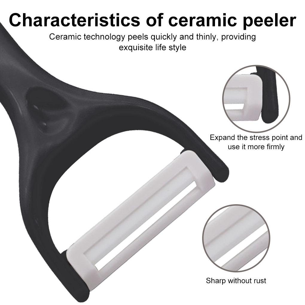 Ceramic Fruits Vegetables Peeler Creative Cutlery Peeler Vegetable Cutter Cooking Tools Kitchen Scraper Skin Remover Accessories