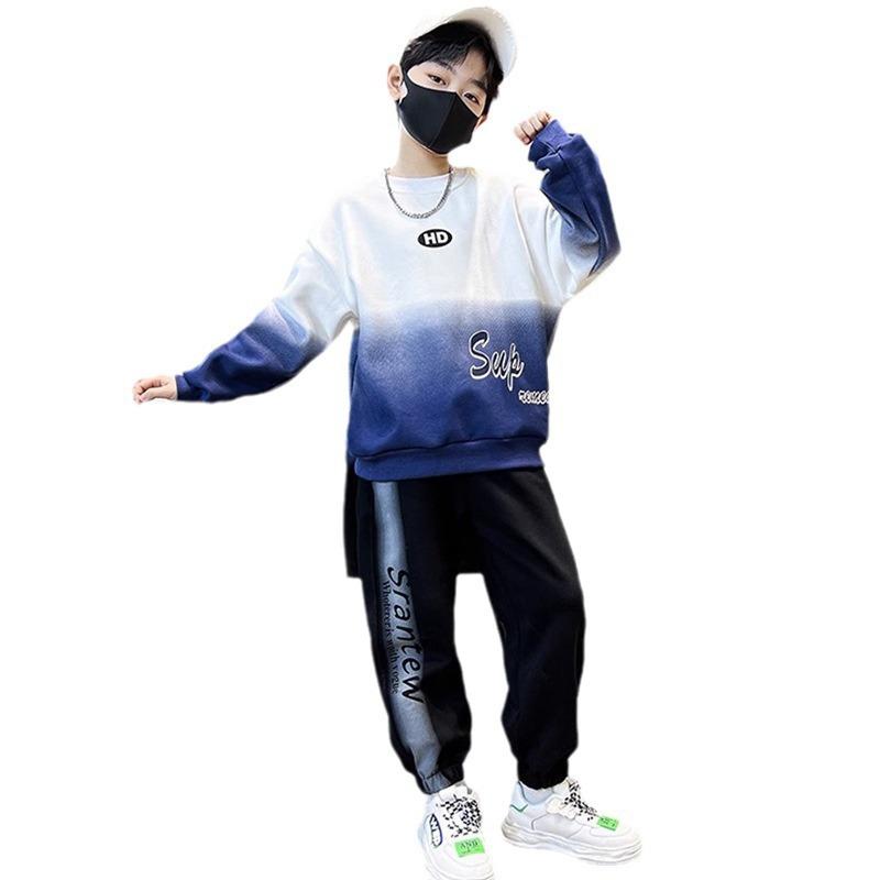 Children's Clothing New Spring and Autumn Models Sweater Boys Autumn Suit Big Boy Boys Sports Cool Handsome Autumn Tide