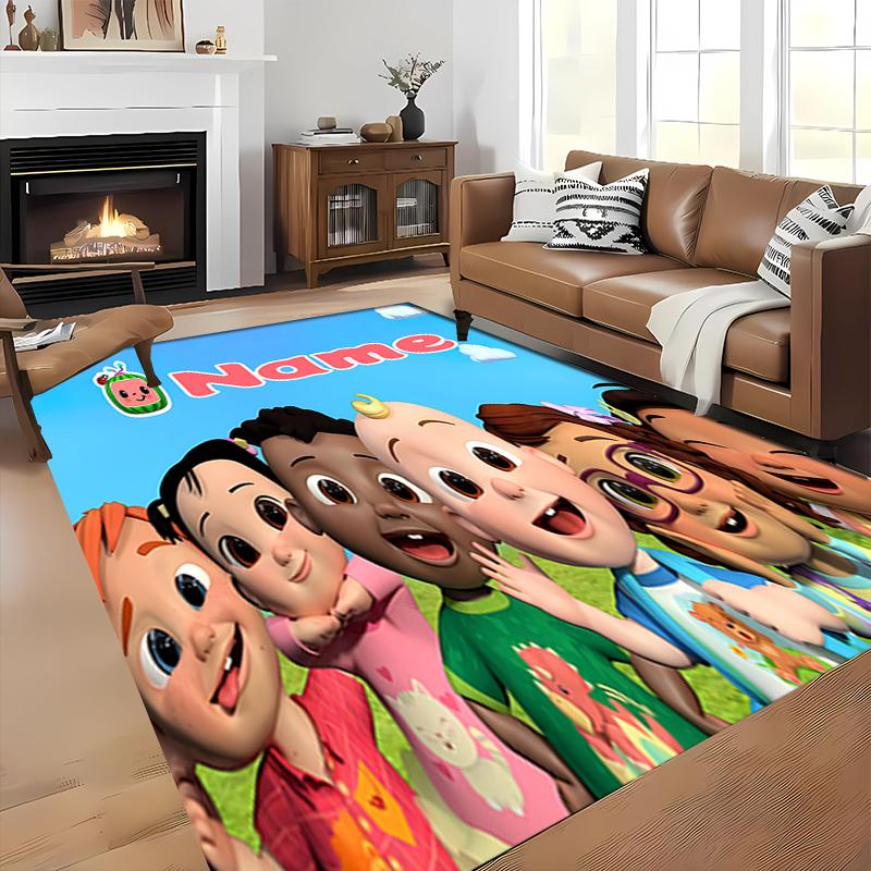 Custom personalization CoComelon - Dance Party Area Rug - Perfect For Kitchen, Bathroom,Laundry Room Decor Large Size Available,Gift All Seasons