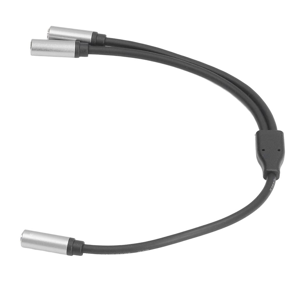 3.5mm Female to Female Adapter Cable Stereo HiFi Channel 1 to 2 Connector Cord for Headphones Phone