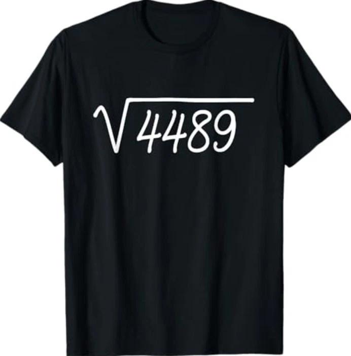 67 Meme Square Root 4489 T-Shirt XL