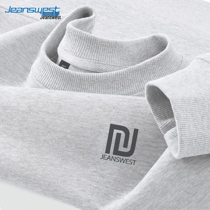 Jeanswest Men's Loose Fit Pullover Sweatshirt with JSWL Graphic