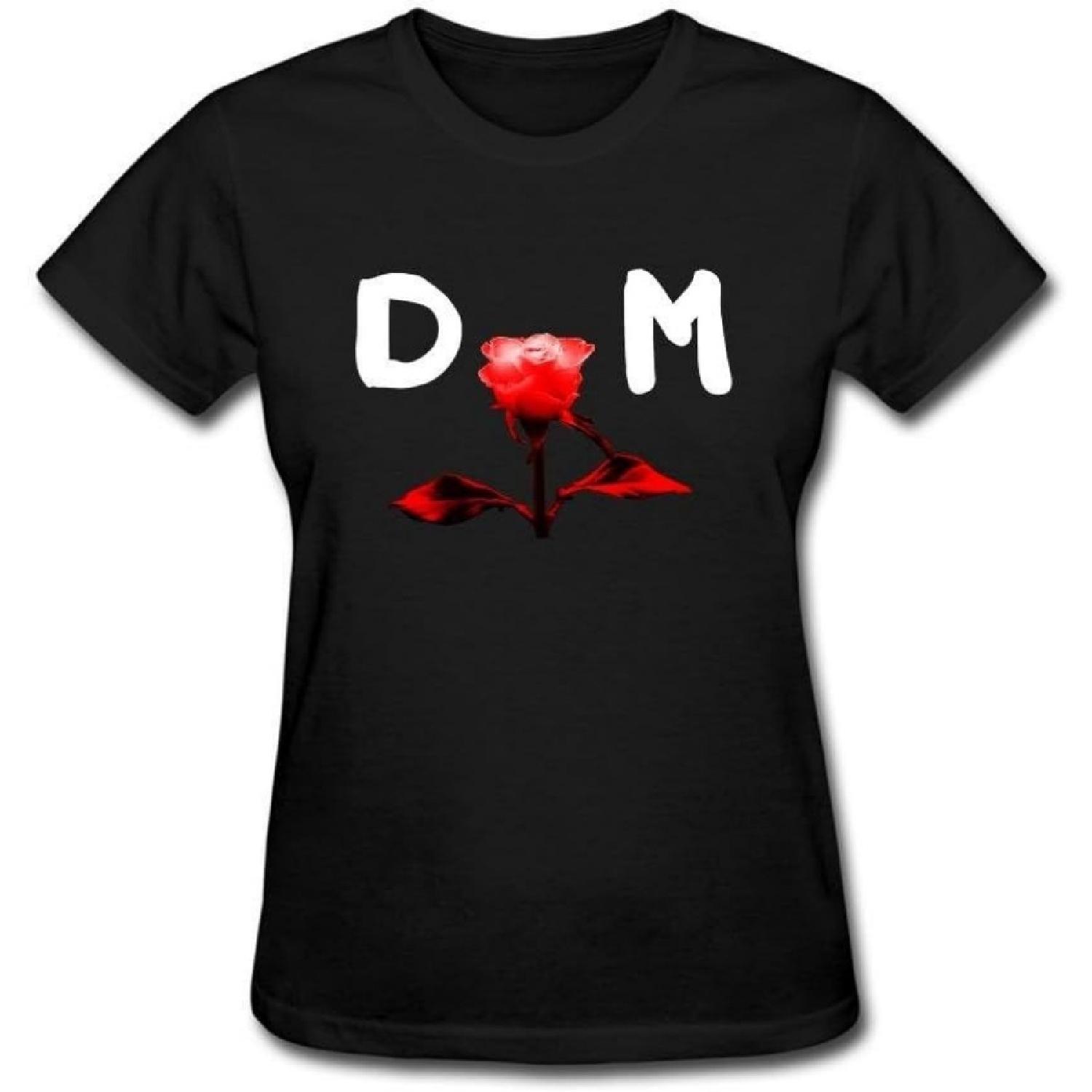 SAMMA Women s Depeche Mode Design Cotton T Shirt S