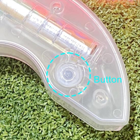 LED Golf Deliği Işığı Renkli U Şeklinde Golf Deliği Lambası Arka Bahçe Putting Green Parlayan Lamba Gece Golf Yeşili Eğitmen Aksesuarları Golf Partisi için
