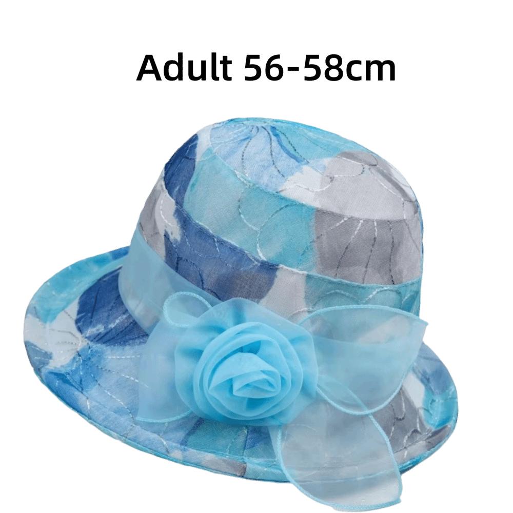 Korean Style Spring/Summer Fisherman Hat Flower Colorful Sunshade Tourist Cap Breathable Basin Top Hat Sunscreen Hat