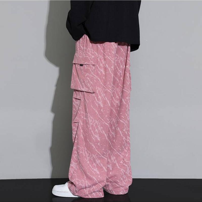 Spring Autumn Sweatpants Men Casual Wide Leg Straight Trousers Male Baggy Sweat Pants