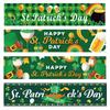 Irish Festival Clover Theme Party Outdoor Party Venue Arrangement Props Polyester Cloth Poster Customization