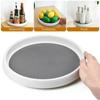 Multi Purpose Storage Tray 360 Degree Rotating Spice Organizer Non-Slip Turntable Shelf Storage for Kitchen Cabinet Condiment