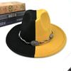 European and American Retro Trend Metal Performance Top Hat Fashion Autumn and Winter Jazz Hat Versatile Western Cowboy Hat