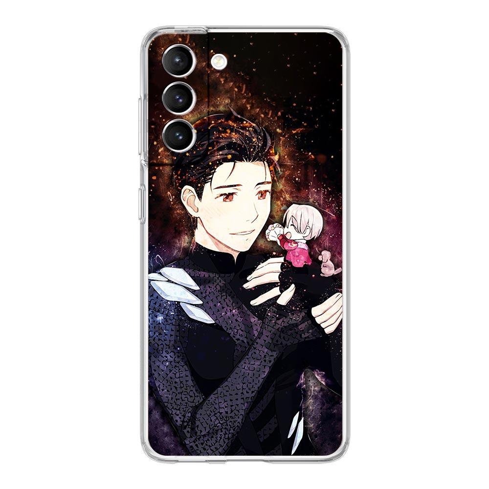 Yuri!!! On Ice Victor Nikiforov For Samsung Galaxy S22 S20 Ultra Phone Case S21 FE 5G S10E S9 S8 S10 Plus Note 20 Clear Cover