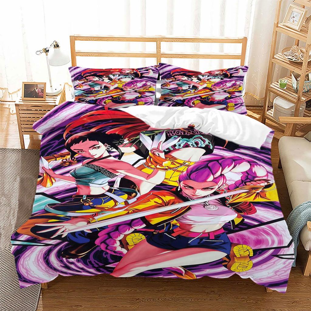 Witch Hunters 3D Digital Printing Three-Piece Set, Bedding