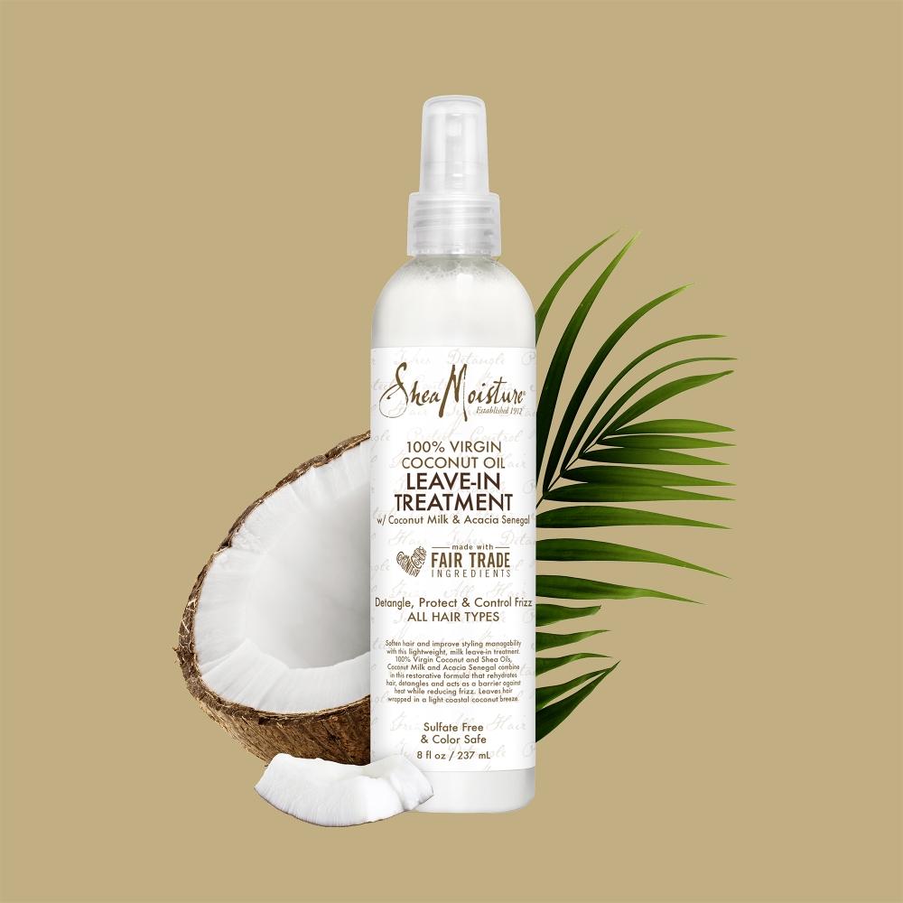 Sheamoisture 100 Virgin Coconut Oil Tägliche Feuchtigkeitspflege Leave-In-Behandlung 8,0 Oz