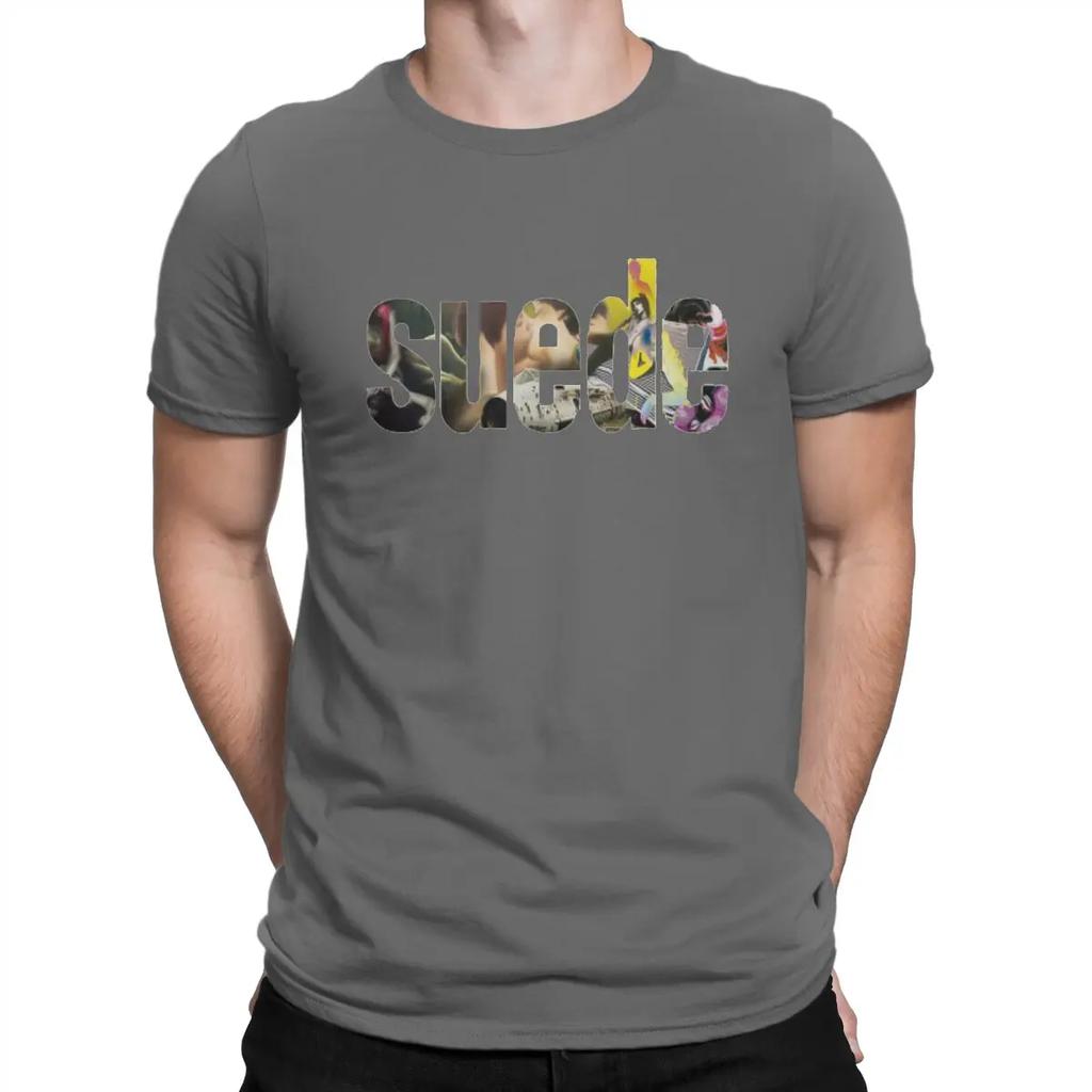 Men T-Shirts Popular British Rock Bands Novelty Pure Cotton Tee Shirt Short Sleeve Suede T Shirts O Neck Clothing Graphic