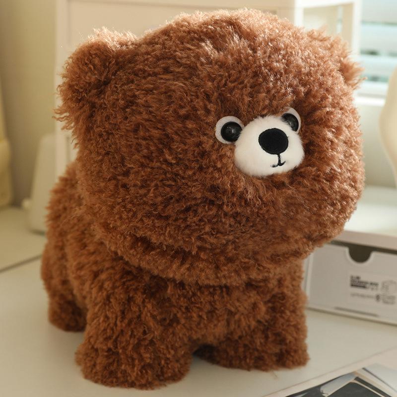 

Милая плюшевая кукла пушистого пса, имитирующая шерсть, длинноволосая кошка, панда, игрушка, детская подушка для метания, подарок на День защиты детей 30cm