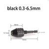 Quick-Change 3-Jaw Drill Chuck - Fits 0.3-6.5mm Bits, 3.6mm Hex Shank for Rotary Tools