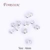 50/100Pcs 18K Gold Plated Crimp Covers,Round Covers Open Crimp End Beads,Stopper Spacer Beads For DIY Jewelry Making Supplies