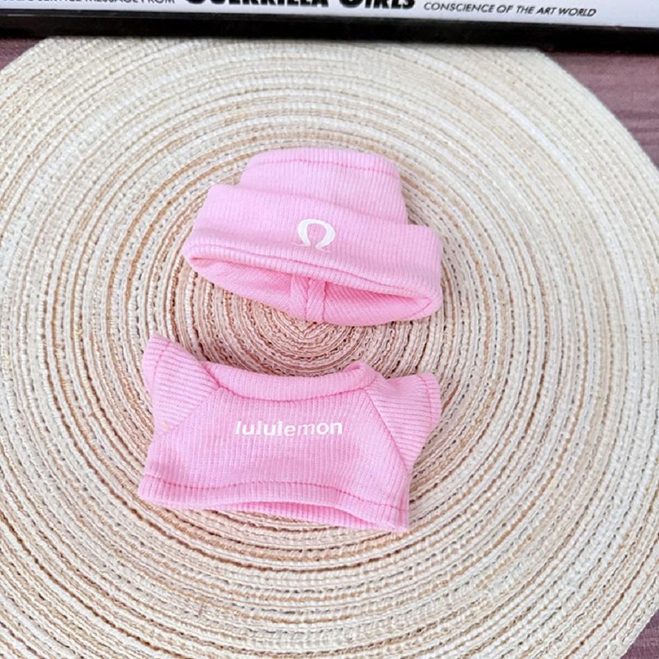 

Для одежды Лабубу Полосатый свитерный наряд Сочетается с подвеской-шляпой Можно сочетать по вашим предпочтениям Аксессуары Лабубу no doll розовый