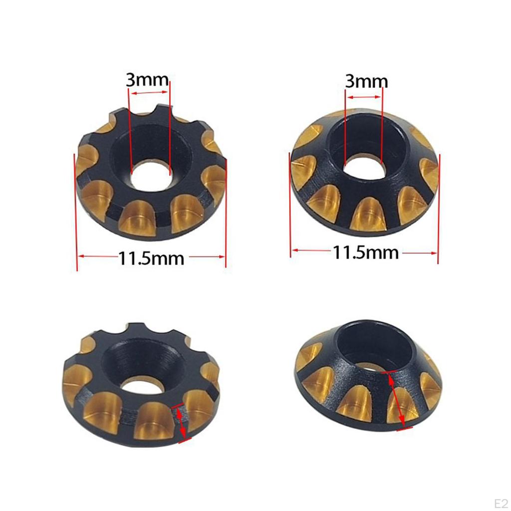 Aluminum Alloy Bike Spacer Set for Model Cars