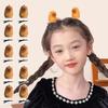 6pcs 3D Plush Hairpin Capybara Hair Accessories Kawaii Children Headwear Duckbill Clip Party Gift