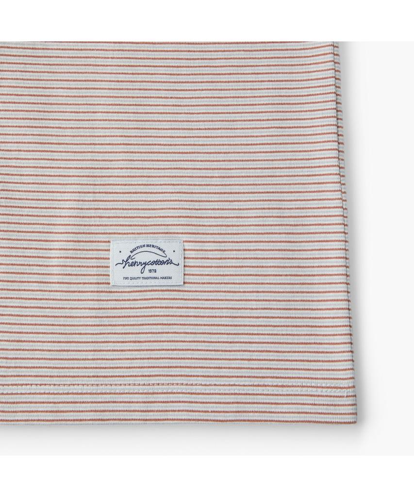 Henlikoteun Multi-Stripe Short Sleeve T-Shirt Aytam26701Orx
