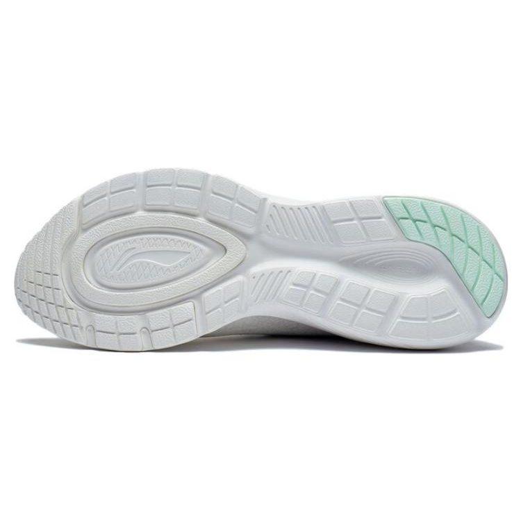 Li Ning YunQue Slip Resistant Cushioning Abrasion Resistant Low Top Running Shoes Women's White Purple ARST026-2