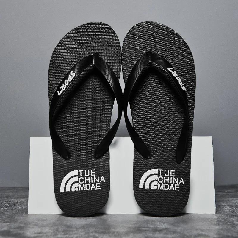 Genuine Mens Slipper for Men Living Room Slippers for Man Men's Summer Sandals Summer Shoes Sale Male Shoes Sneakers Flip-flops