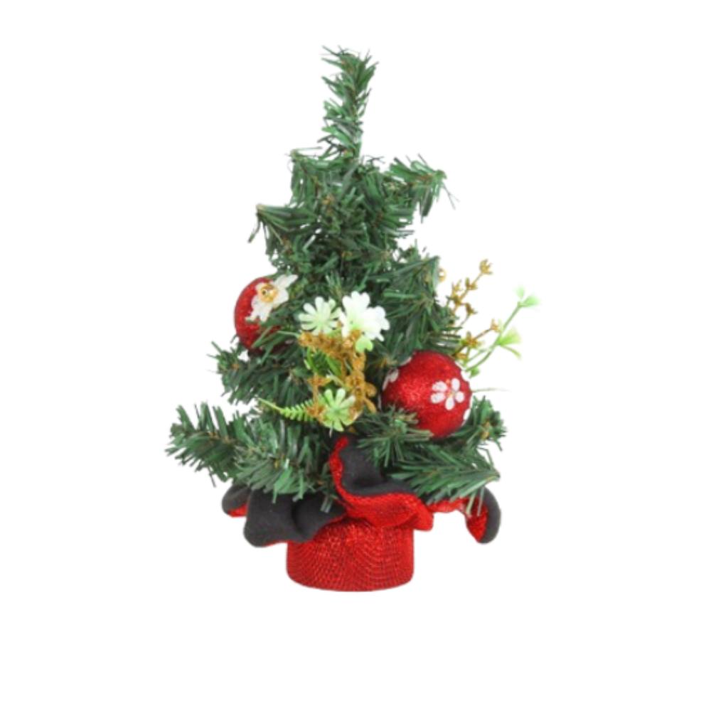 Festival Christmas  Small Tree 25cm Xmas Pine Tree Mini Artificial Christmas Tree  Party Favors