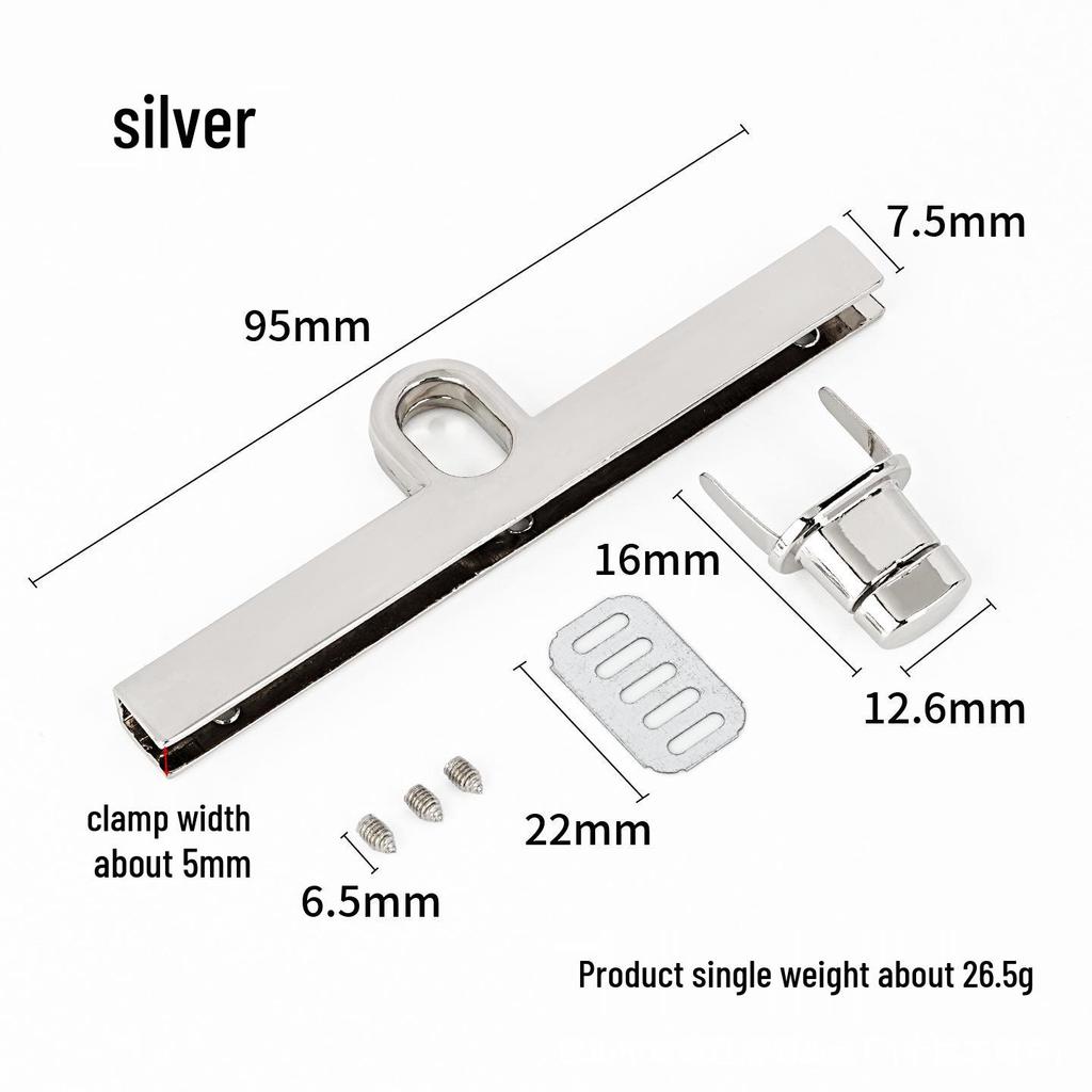 Zinc Alloy Twist Lock for Handbags & Luggage