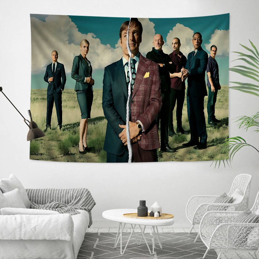 Better Call Saul DIY Wall Tapestry Hippie Flower Wall Carpets Dorm Decor Wall Art Decor