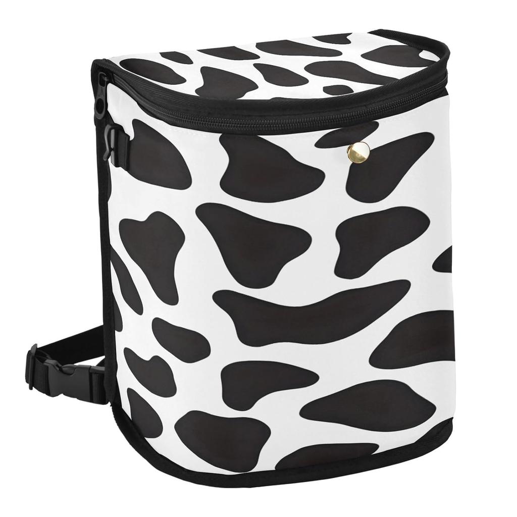 Halloween Gray Spider Web Car Trash Can with Lid Waterproof Leak Proof Car Trash Bag Car Garbage Can for Headrest SUV Truck