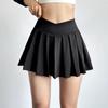 Gonna da Tennis Pieghettata a Vita Alta Anti-Esposizione da Donna - Asciugatura Rapida, Traspirante, Abbigliamento per Yoga e Fitness