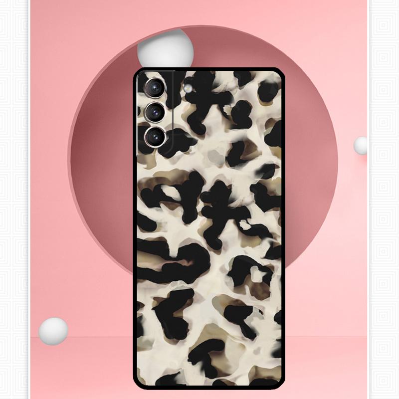 Tortoise Pattern Tortoiseshell Case For Samsung Galaxy S25 Ultra S25 FE S20 S21 S22 S23 Plus S9 S10 S24 Ultra Cover Funda