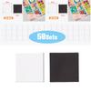 50-100Sets DIY Refrigerator Magnetic Craft Kit with Adhesive Backing Magnets Transparent Acrylic Creative Home Decor Gift