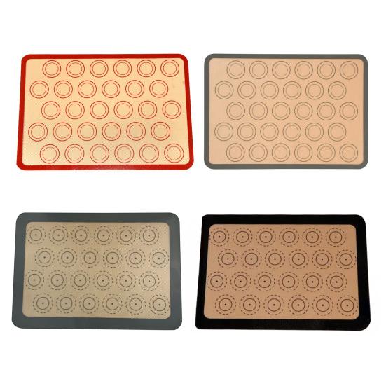 Baking Mat Non-stick Silicone Baking Mat with 30 Rings 0.75mm Thick Heat Resistant Oven Mat Cookie Kitchen Mat