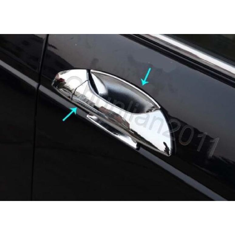 Chrome Door Handle Bowl Cup Cover Trim for 2008-2012 Honda Accord Sedan 12PCS