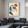 Egon Schiele Abstact Gövde Rengi Tasvir Kroki tuval sanat baskı tablo Posteri Duvar Resmi Oturma Odası Ev Dekor Için