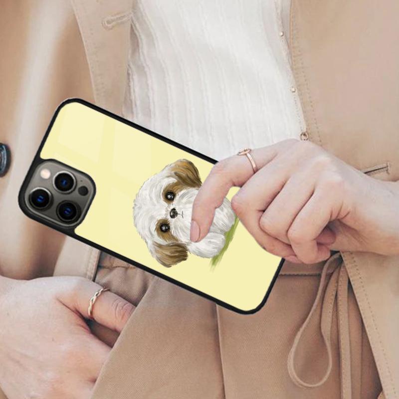 

Shih Tzu cute puppies Magnetic Phone Case For APPLE iPhone 17 Air 16 14 13 12 Pro Max 15 Plus Wireless Charge With MagSafe Cover iPhone 14