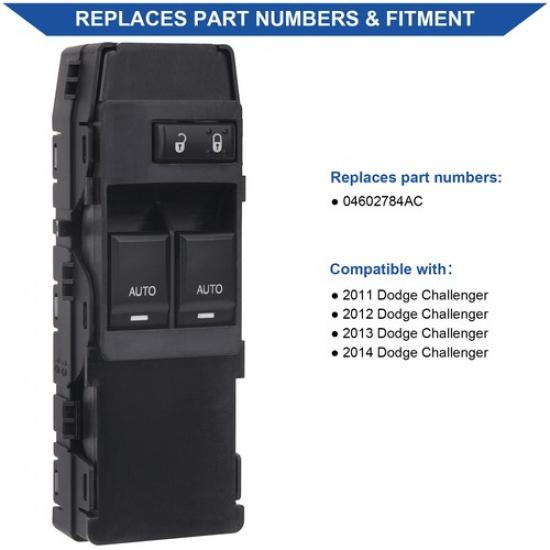 Master Window Switch Controller Button For Dodge Challenger 2011 2012 2013 2014