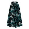 Women's Casual And Fashionable Floral Print Elastic Waist Loose Skirt Waist Loose Skirt