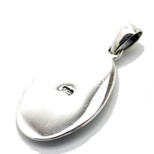 Silver One Ue Miraculous Medal Silver 925 Pendant Top Virgin Mary Men's Miraculous Medal