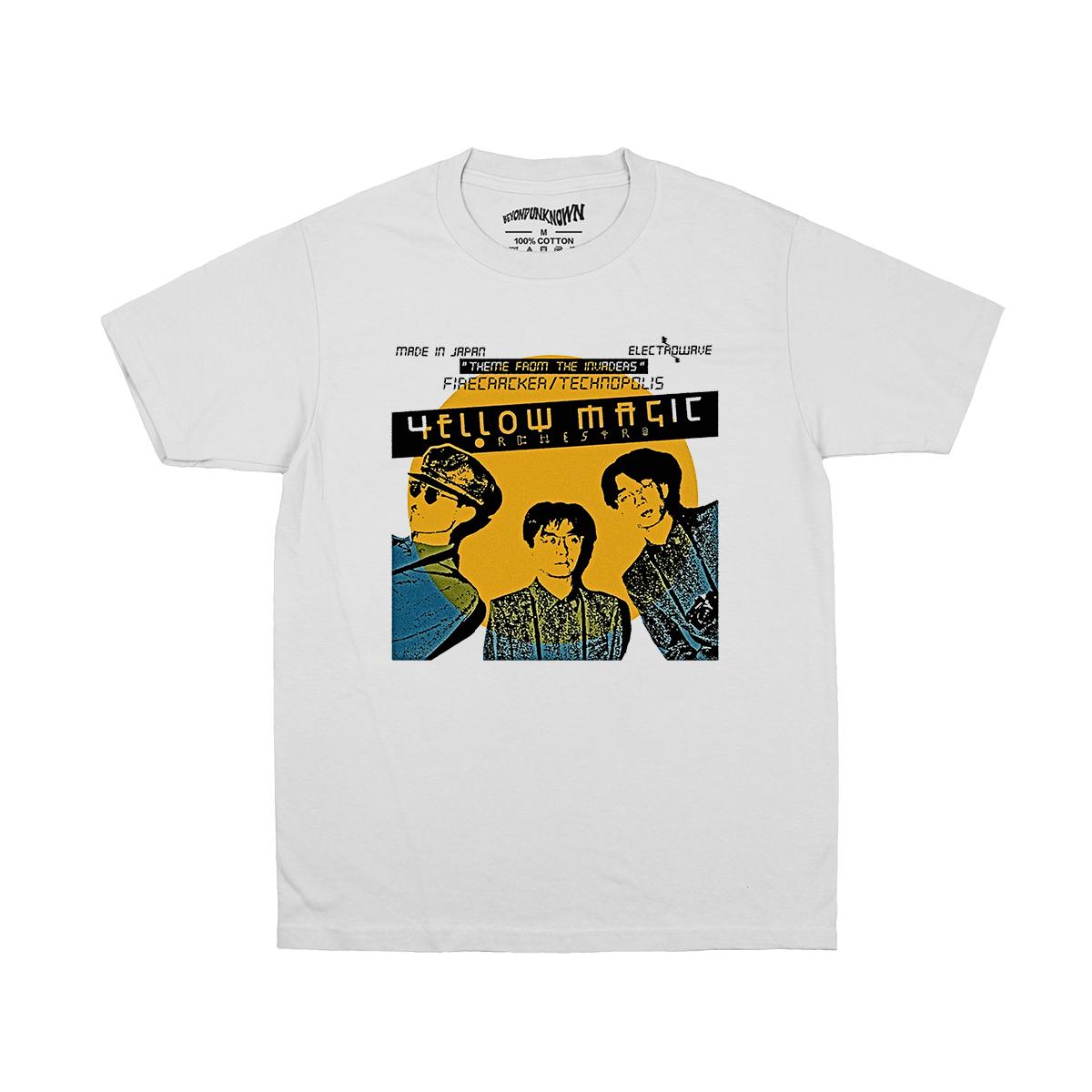 YMO T Shirt Yellow Magic Orchestra Haruomi Hosono Ryuichi Sakamoto Yukihiro Takahashi Kraftwerk Unisexs Tops Cotton Clothes Shirts S