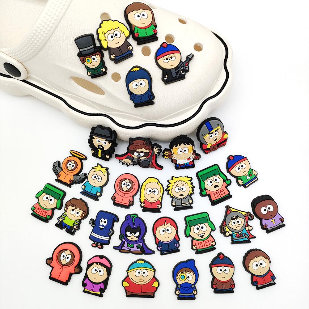 South Park Cartoon Clog Blumendekorationen - DIY Schuhschnallen-Accessoires