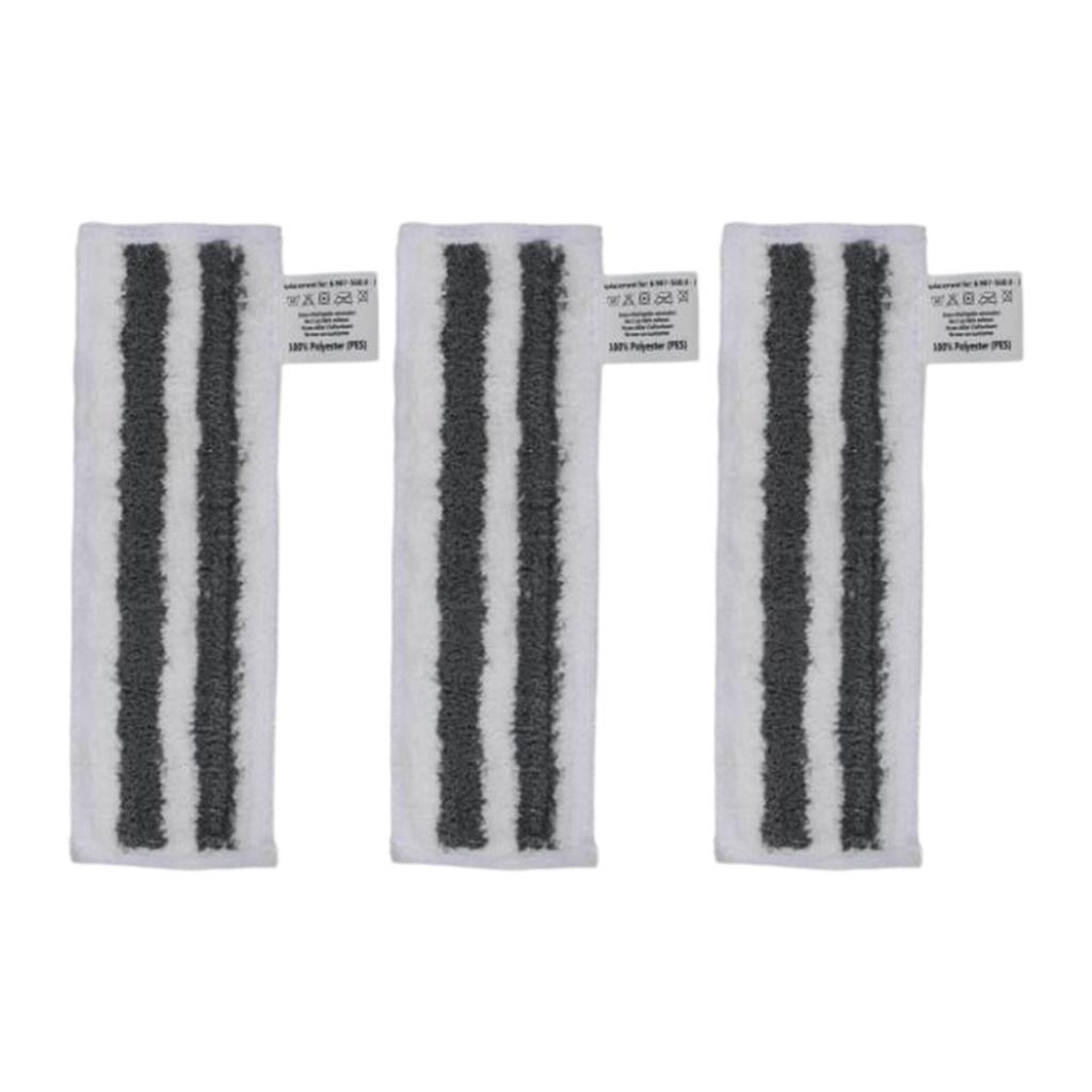 3Pcs Washable Cloth Mat Dry or Wet Pads Cleaning Pad Reusable Floor Mop Covers for Home Kitchen PVC Floor Tile Floor Wood Floor