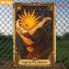 Vintage Sun Moon Boho Metal Wall Art 20x30cm Home Decor Tin Sign