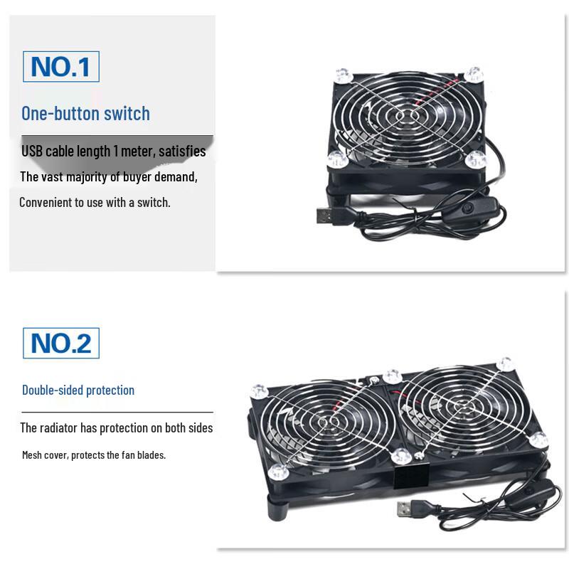 Yipan HC 5-Fan Laptop Cooling Stand with Wireless Charger