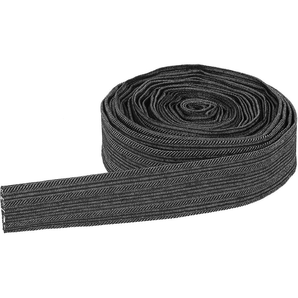 7.5m Hydraulic Hose Sleeve, Black Denim Protective Sleeve, Protective Sleeve Hydraulic Hose Sheathing for Welding Torch Hydraulic Hose