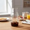 With Cup Bedside Glass Water Carafe Heat-resistant Juice Bottle Modern Drink Pitcher  Living Room